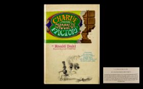 Charlie & The Chocolate Factory Hardback Book with Cover. First edition, by Roald Dahl.