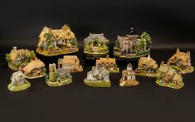 Collection of Lilliput Lane Cottages.