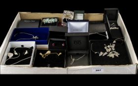 Large Collection of Boxed Silver & Costume Jewellery to include Warren James silver chain with