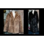 Two Ladies Fur Coats comprising 1.