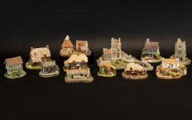 Collection of Lilliput Lane Cottages.