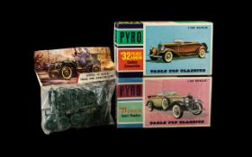 Airfix & Pyro Model kits.