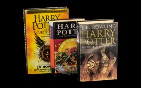 Collection of Harry Potter Books including a First Edition of Harry Potter & the Deathly Hallows