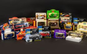 A Large Collection of Die Cast Advertising and Assorted Boxed Toy Cars (40) approx in total.