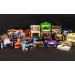 A Large Collection of Die Cast Advertising and Assorted Boxed Toy Cars (40) approx in total.