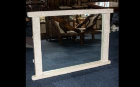Modern Marble Effect Large Mirror with aztec design border and classically attractive dappled