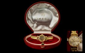 Omega 1970's Ladies 9ct Gold Cased Mechanical Wrist Watch 9ct Gold cased mechanical wrist watch