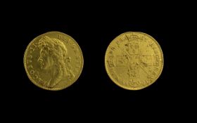 King James II of England 1685 - 1688 22ct Gold Five Guinea - Date 1688. Good Tone, Attractive & G.