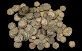 A Collection of Pre-1947 United Kingdom Silver Coinage.