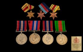 Collection Of Medals. Collection of 7 medals with ribbons, please see accompanying image.