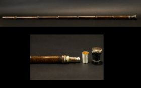 Victorian Bamboo Novelty Walking Cane,