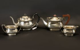 Collection of Silver Plated Items to include a set of teapot,