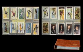 Album of Vintage Cigarette Cards large collection, including Churchman's,