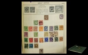 Triumph Spring Back Stamp Album with Stamps of Good Quality from Several Countries. Good Mix of Mint