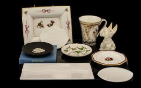 Collection of Wedgwood to include a boxed Allen Mug 'Columbia'; a Wedgwood Children in Crisis 2002