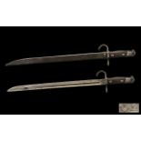 Japanese Model 1897 Bayonet And Scabbard, Overall Length 20.5 Inches.