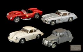 Burago Die Cast Model Cars 4 in total. 1. Mercedes 300 SL-1954 scale 1-18 2.