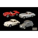 Burago Die Cast Model Cars 4 in total. 1. Mercedes 300 SL-1954 scale 1-18 2.