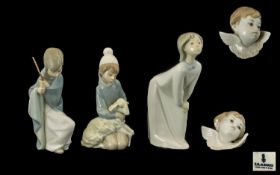 A Small Collection of Lladro Porcelain F
