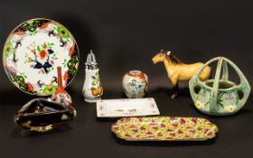 Collection of Porcelain, Pottery & Glass