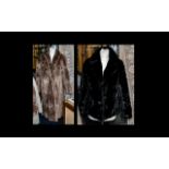 Full Length Musquash Fur Coat in light b