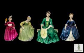 Collection of Royal Doulton Figures comprising 'Lady from Williamsburg' HN2228; 'Vanity' HN2475; '