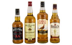 A Good Collection of Fine Vintage Scotch Whisky's - Various Brands and Ages. Comprises 1/ Highland