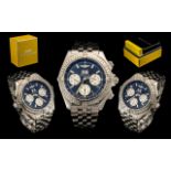 Breitling 1884 Superb Crosswind Special Edition Automatic Steel Chronograph / Chronometer Large Size