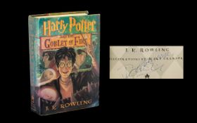 Harry Potter & The Goblet of Fire - First Edition. Hardback book, autographed inside by the author J