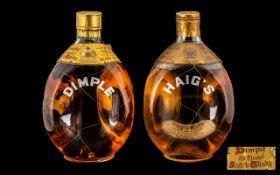 Two Vintage Bottles of Haig's Dimple Scotch Whiskey each 26 fl ozs, sealed and unused. One a