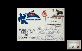 Muhammad Ali Signed 1978 Salvation Army Cover inscribed 'May God Always Bless and Help You'. Love