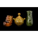 Collection of Collectible Porcelain Items to include a vintage Celery Pot, with face and 'Celery' to