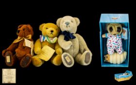 Collection of Dean's Limited Edition Teddy Bears to include 'Hobson' a brown bearn No. 1230,