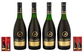 Remy Martin - French Fine Champagne / Cognac VSOP ( 4 ) Bottles In Total. 40 % Vol, 700 Ml. All