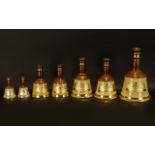 Drinkers Interest - Collection of Bell's Whiskey Wade Ceramic Bells some with contents. Comprises
