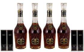Camus XO Cognac Long Neck Bottles Bot 1990's 35 cl - 40% Collection of 4 Bottles, All In Original