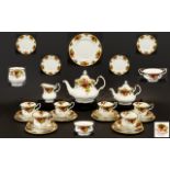 Royal Albert 'Old Country Roses' Part Set including six cups, saucers and sandwich/cake plates; 8