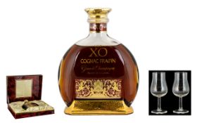 Cognac Frapin VIP XO Gift Pack Premier Bottle of Grande Champagne From 1997, Comes In Original Box