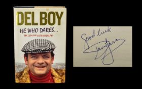 Only Fools & Horses Hardback Book autographed inside by Del Boy David Jason. Please see images.
