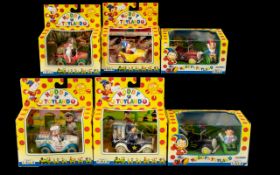 Collection of Boxed Lledo Noddy Toyland Models comprising Gobbo's Car, Mr Milko's Milk Van.