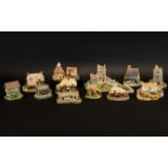 Collection of Lilliput Lane Cottages. Comprises Spring Bank, Ballykerne Croft, Tired Timbers,