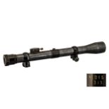 Black Lacquered Steel Gun Rifle Sight, Length 13 Inches. Marked ALDIS L . 313 .