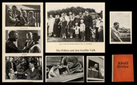 WWII Second World War Photograph Album ' Adolf Hitler - Bilder Aus Dem Leben Des Fuhrers, c1936