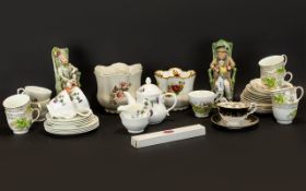 Collection of Porcelain & Ceramics to include Burnside Pottery of Scotland 'Thistle' Tea Pot, Milk