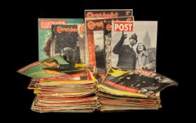 A Collection of Assorted World War and Royalty Magazines to include mainly issues of 'Everybodys'. c