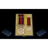Military Interest - Pingat Jasa Malaysia Medal with ribbons and box, awarded for Chivalry, Galantry,