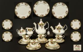 Royal Albert 'Celebrations' Tea/Dinner Set comprising: six trios of cup, saucer and sandwich/cake