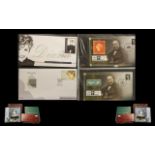 Stamp Interest - Four stamp albums conta