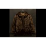 Ladies Dark Brown Mink Jacket fully line