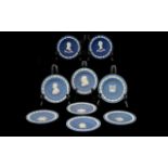 Wedgwood Pale Blue Assorted Round Trays.